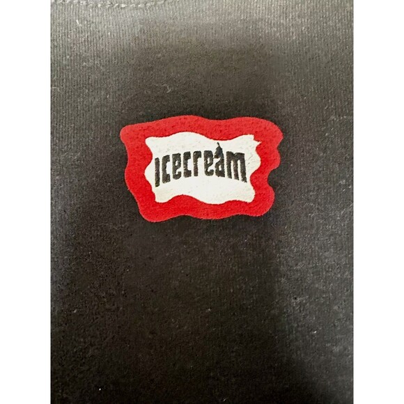 Icecream Billionaire Boys Club Men's Shirt Black Short Sleeve Flag 441-3202 - Picture 6 of 6